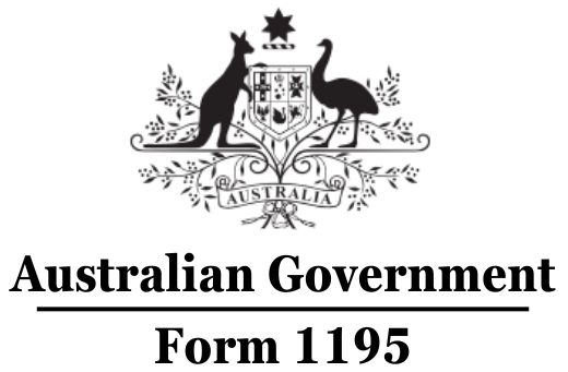 form 1195 identity declaration